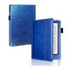 Case Compatible with Kobo Aura H2O 1st Generation 6.8 Inch N250 eBook Cover Protective PU Leather Magnetic Funda with Auto Sleep(Dark Blue) view 1