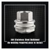 DOUDOUSUN Wires and Cables 1/2'' Compact Home Brew Kettle Weldless Fittings Stainless Construction & Food Grade Silicone Gasket Valve Wires and Cables view 3