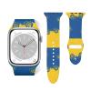 Supdreamc Funny Silicone Decor Replacement Bands Compatible with iWatch Series, Whimsical Watch Bands for Series 10/9/8/7/6/5/4/3/2/1 Grunge Flag Of Ukraine view 1
