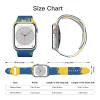 Supdreamc Funny Silicone Decor Replacement Bands Compatible with iWatch Series, Whimsical Watch Bands for Series 10/9/8/7/6/5/4/3/2/1 Grunge Flag Of Ukraine view 3