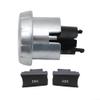 CD Audio Control Button Knob Cover Kit for Mercedes Models W176/W204/W212 2129006027, Black Chrome ABS Replacement view 3