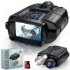 Nightvision Scopes, 4K Night Vision Binoculars 32GB Infrared Night Vision Goggles 3 Large Screen 8X Digital Zoom Tactical Light(4K 64GB Z095) view 2