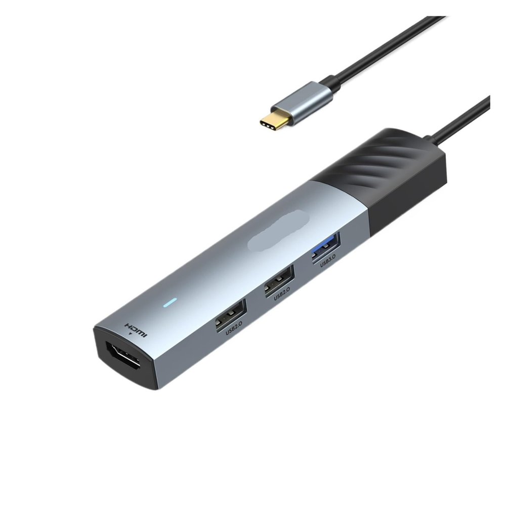 7-in-1 USB C Hub,TY>pe to 4K60Hz HDMI, 100W PD, USB-C 3.0, 2xUSB-A ., RJ45,Docking Station for Pro/Air M3 M2(5 in 1(4K144Hz HDMI)
