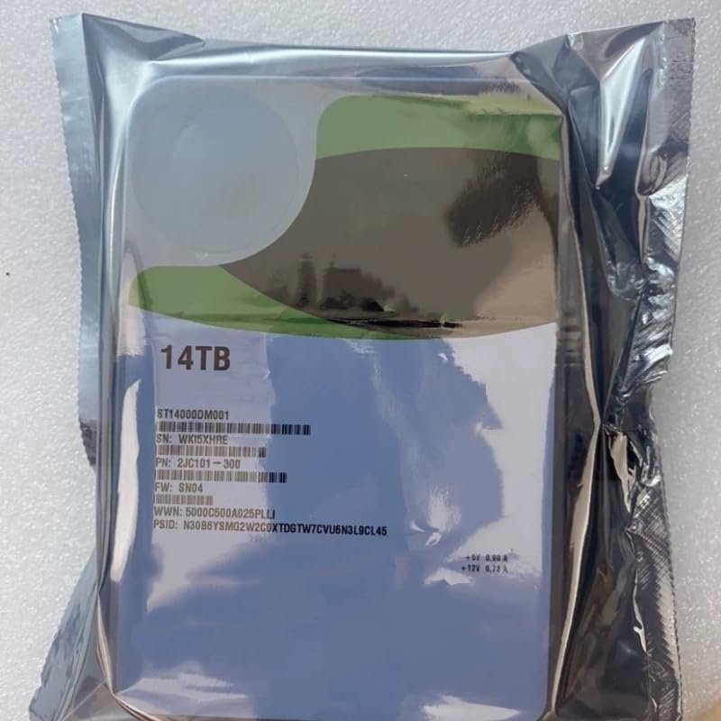 14TB ST14000DM001 Internal HDD 7.2K 6GB/s 256MB Cache 3.5-inch SATA Enterprise-Class Hard Drive