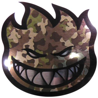 VATH Spitfire Flame Head Camo Sticker 78mmW x 95mmH / 3 1/16" W x 3 3/4" H [C78]
