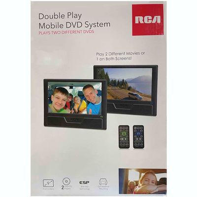 RCA 9" Twin Screen Mobile DVD Player DRC772989DE22 (Renewed)