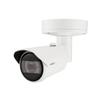 Hanwha Vision XNO-C8083R 6MP ICR extremeWDR Outdoor Network H.265 PoE Bullet Camera with 4.4~9.3mm (2.1x) Motorized Varifocal Lens, White/Aluminum + PC view 1