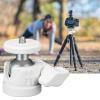 Andoer Mini Desktop Phone Tripod Ball Head with 360 Degree Rotation for Camera and LED Light (White) view 4