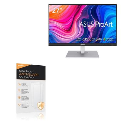 BoxWave Screen Protector Compatible with ASUS ProArt Display (PA278CV) - ClearTouch Anti-Glare Anti-UV EyeCare (2-Pack), Filters Out Harmful Blue Light Reduce Fatigue