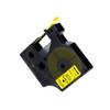 12mm Black On White Label Tape 45013 Compatible with Label Cartridge 45013 45018 Works with LabelManager 160 280 COLORPOP Label Maker(Black on Yellow) view 1