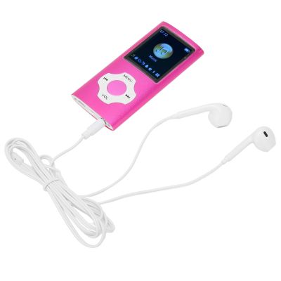 lyrlody MP3 Player, Portable Music Player 64G Memory Card Expansion FM Radio Voice Recording for Students Outdoor Gym Workouts (Roseate)