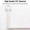 4 5 10 20 Pieces Square Trunking, Cable Shield Floor Cord Cover for Hotel/Hospital/Shopping Mall, PVC Cable Cover Self Adhesive Wire Hider, Protect Cords(D- 10 PC,L W H 39.4in x 1.5in x 0.7in) view 3