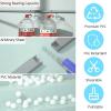 4 5 10 20 Pieces Square Trunking, Cable Shield Floor Cord Cover for Hotel/Hospital/Shopping Mall, PVC Cable Cover Self Adhesive Wire Hider, Protect Cords(D- 10 PC,L W H 39.4in x 1.5in x 0.7in) view 4