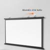 BTBZGFGNYU Manual Pull Down Projection Screen 30" 40" 50" 60" 72" Projector Screen Outdoor Movie Screen Portable Wall HD Projector Screens(30 Inch (4:3)) view 3