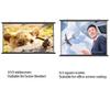 BTBZGFGNYU Manual Pull Down Projector Screen 40" 50" 60" HD Projection Screen Wall Hanging Movie Screen for Home Theater Office Game(40inch(4:3)) view 3