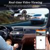 3-Channel Dash Cam for Jeep Wrangler JK 4 Door 2007-2012 2013 2014 2015 2016 2017 2018  Front Rear and Inside, Wide-Angle Night Vision, Loop Recording Dash Camera for Cars, 64GB Card view 3