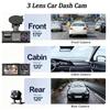 3-Channel Dash Cam for Jeep Wrangler JK 4 Door 2007-2012 2013 2014 2015 2016 2017 2018  Front Rear and Inside, Wide-Angle Night Vision, Loop Recording Dash Camera for Cars, 64GB Card view 4