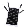 SUNGOOYUE Rugged Outdoor Solar 4G Router with 7 Days Continuous Power and Design for Exhibition Networks and Disaster Relief (Black Antennae) view 3