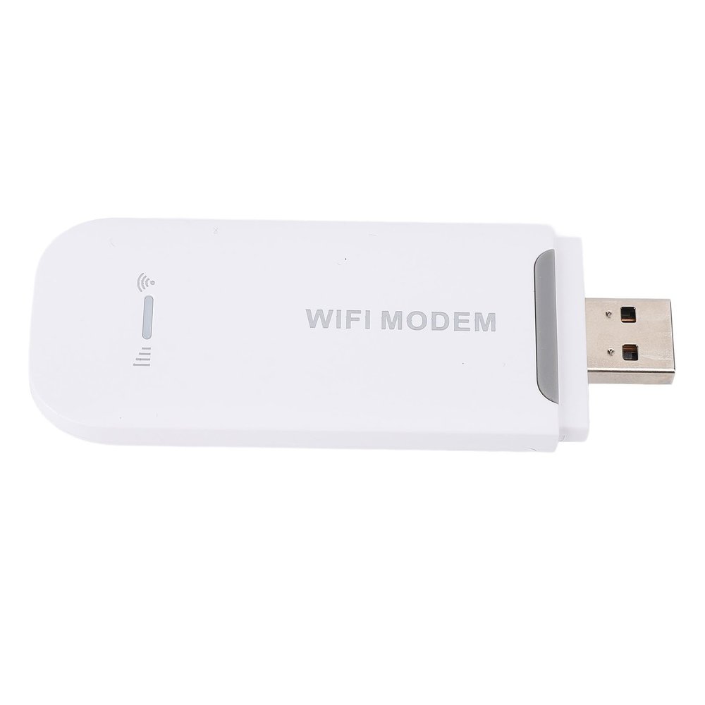 Vvikizy 4G LTE WiFi Modem, Portable Hotspot Wireless Router with WPA WPA2 Encryption for Travel, High Speed Internet up to 150Mbps Support 8 Devices (White)