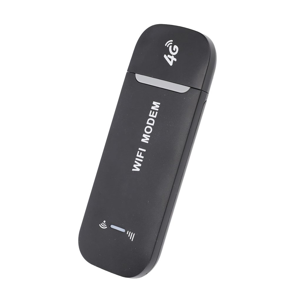 Vvikizy 4G LTE WiFi Modem, Portable Hotspot Wireless Router with WPA WPA2 Encryption for Travel, High Speed Internet up to 150Mbps Support 8 Devices (Black)