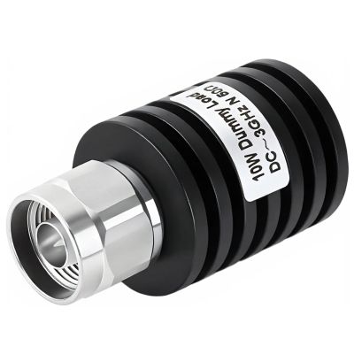 10W Dummy Load,DC to 3GHz 10 Watt 50 ohm Dummy Load for Ham Radio,Low VSWR N Type Connector for Antenna Testing, Radio Transmitter (10W-N-Male-3G)