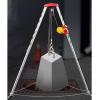 Adjustable Confined Space Tripod for Firefighting & Rescue - Self-Locking Device, Manhole Kit, Supports 1200-2600 Lbs, Ideal for Safety & Emergency Response view 1