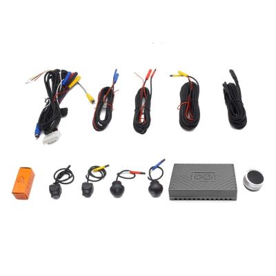 1080P All Around View 360 Degree Bird 3D Camera Car Surround Panoramic System Circular Review DVR Recorder Monitoring