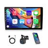 Android 14 Double Din Car Stereo Radio for Ford F150 1997-2004 with Wireless CarPlay & Android Auto,10.1" IPS Touchscreen Car Stereo Support Mirror Link,GPS WiFi Bluetooth SWC FM Backup Camera Mic view 2