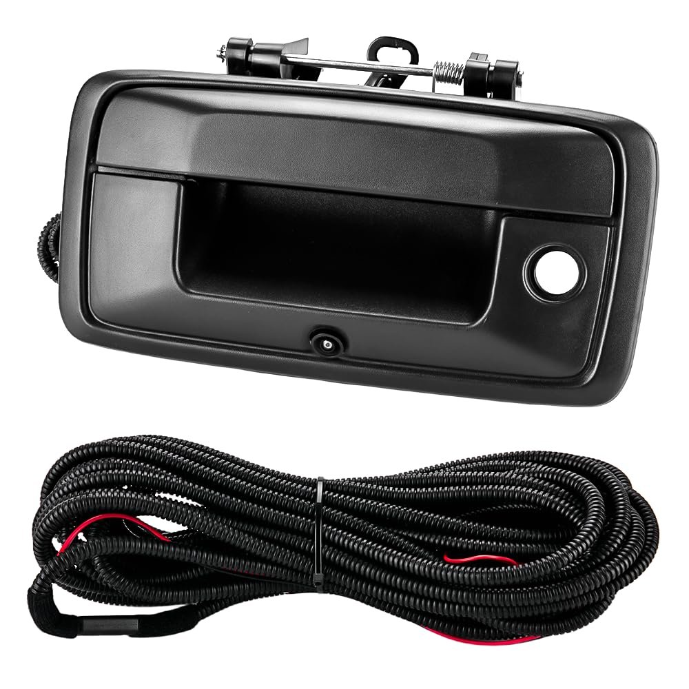 Tailgate Handle Backup Rear View Camera for GMC Sierra 1500 2500 3500 for Chevrolet Silverado 1500 2500 3500 2015-2018 | Tailgate Reverse Parking Assist Camera Assembly | Replaces # 23457650, 23128692