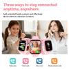 4G Kids Smart Watch - Smartwatch for Kids with SIM Card , GPS Tracker, Video Calling & Voice Chat, One-Key SOS, Alarm Clock, HD Camera, Class Mode, Pedometer, Phone Watch for 4-12 Children (Pink) view 2