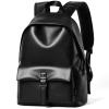 14 Inch Leather Travel Backpack For Men  Anti-Theft Waterproof Business Backpack With Large Capacity view 1