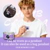 Mini Keychain Digital Camera Purple - HD Mini Digital Camera with 0.96" Flip Screen & 32GB Card,Funny Gifts for Friends,Valentines Day Gifts view 2