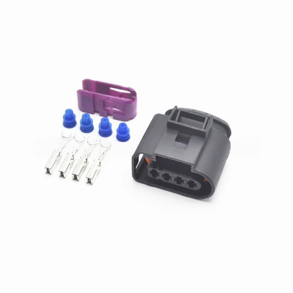 5 Sets 4 Pin 3.5 Series Female Automotive Electrical Wiring Connector 4D0 971 994 4D0971994(5 Sets)