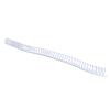 100PCS Binding Spiral Wire, 14.3mm Diameter 48 Teeth 4:1 Pitch, PVC Spiral Binding Coils for A4 Paper, Holds 115 Sheets, Compatible with 4 Hole Punch Binding Machines, Durable (White) view 4