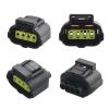 5 Sets 4 Way Automotive Water Proof Electrical Connector for 90980-10711 184046-1(10 Sets) view 3