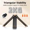 Compatible for Insta360 GO Ultra - Extendable Mini Camera Tripod, Portable Selfie Stick Handle Grip & Desktop Webcam Stand view 2