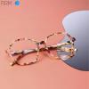Firmoo Blue Light Glasses Artistic Hand-Painted Hexagonal UV Protection & Replaceable Lenses for Women Men (Pattern) view 3