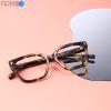 Firmoo Retro Square Blue Light Glasses Classic Acetate Frame for Women Men Replaceable Lenses UV Protection (Tortoise) view 4