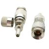 10pcs DIN 1.0/2.3 CC4 Male Plug Crimp Adapter Connector for RG174 RG316 LMR100 RG179 Cable view 1
