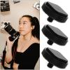 Mikinona 3PCS Single-Layer Cold Shoe Mount Adapter for DSLR Camera Rig Aluminum Alloy Flash Hot Shoe Base for LED Light Microphone Monitor Attachment view 3