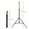 Compatible for Cameras - Metal Aluminum Alloy Portable Photography Light Stand, Tripod with 1/4 Screw view 2