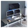 ADBWEKKF White triple monitor desk stand with adjustable base for 3 screens up to 30 inches view 4