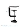 ADBWEKKF Black Heavy Duty Desk Clamp for Monitor Stand | Reinforced 4-inch C-Clamp - view 2
