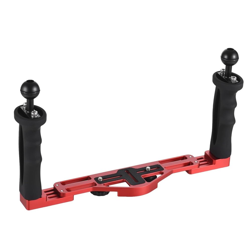 Compatible for DSLR - Dual Handle Underwater Diving Rig, Adjustable Camera Tray Stabilizer & Housing Bracket Replacement