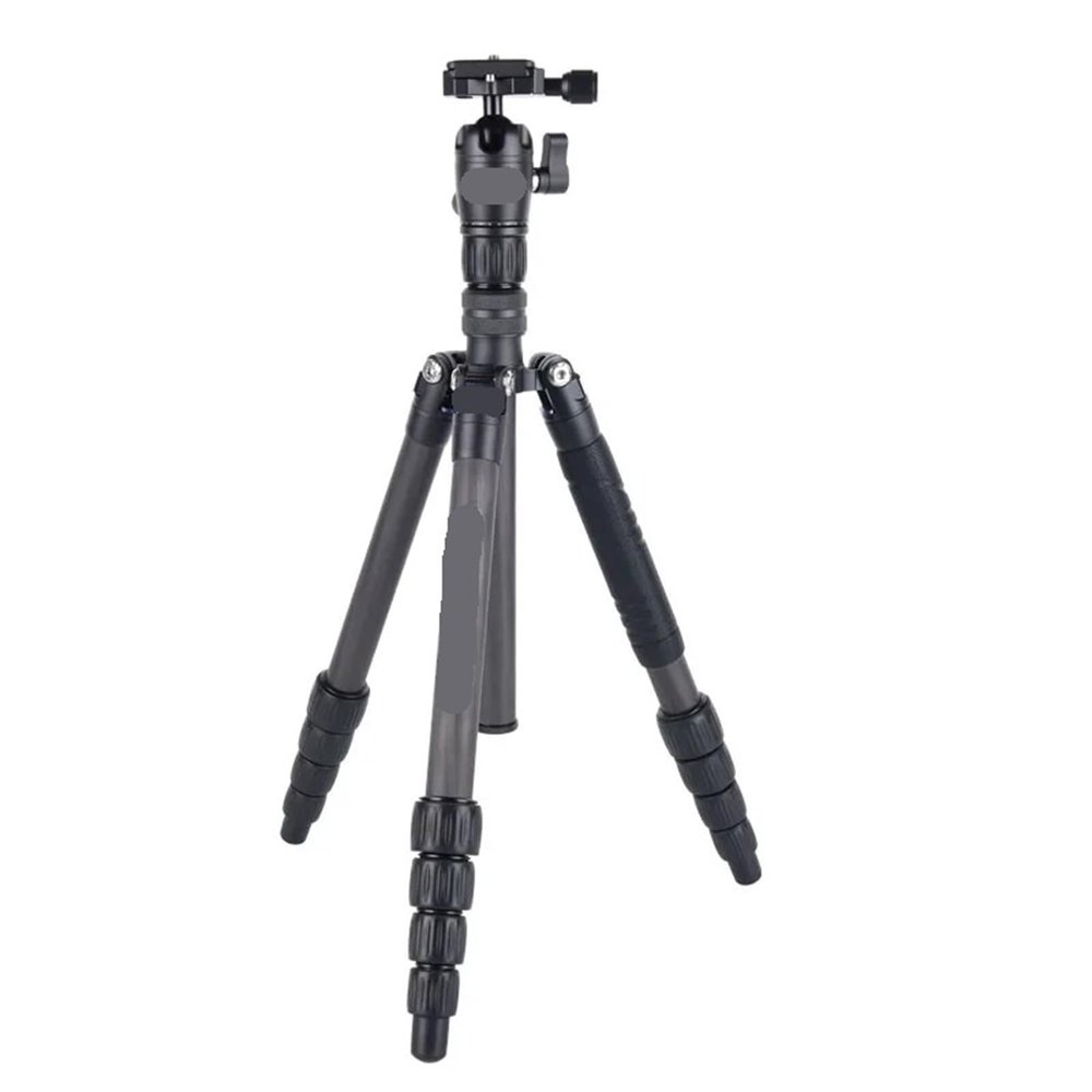 Compatible for Cameras - 11kg Max Loading Carbon Fiber Tripod, Lightweight Compact Reflexed Professional Travel Stand