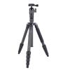 Compatible for Cameras - 11kg Max Loading Carbon Fiber Tripod, Lightweight Compact Reflexed Professional Travel Stand view 1