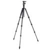 Compatible for Cameras - 11kg Max Loading Carbon Fiber Tripod, Lightweight Compact Reflexed Professional Travel Stand view 3