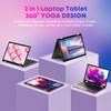CHUWI 2-in-1 Touchscreen Laptop 10.51'', 16GB RAM 512GB SSD, Intel N150, Windows 11, Portable Mini Laptop, 2K FHD IPS Display, Backlit Keyboard, WiFi 6, BT 5.2, Camera, Type-C view 4