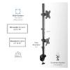 ADBWEKKF Black Dual LCD Monitor Desk Stand, Vertical 2 Screens Up to 34 Inches view 2