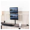 ADBWEKKF Black Dual LCD Monitor Desk Stand, Vertical 2 Screens Up to 34 Inches view 3